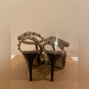 Black Valentino pumps with gold studs. Size 38.